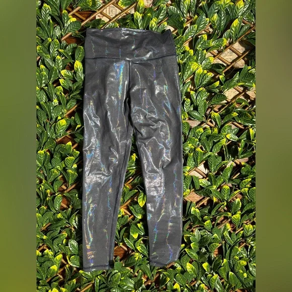 Offline Blue Sparkly Full Length Leggings Size Medium - Picture 2 of 6